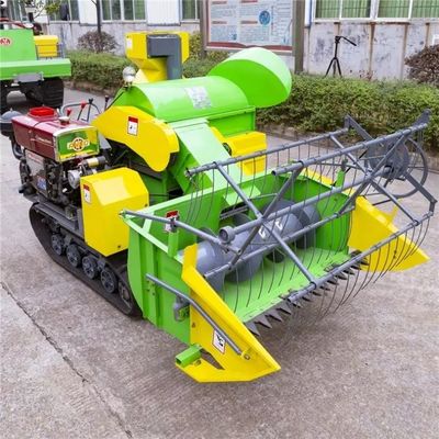 Het rubberkruippakjelandbouwbedrijf Maaidorser 1200mm Rijst Maaidorser
