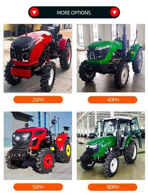 Geschikte de Tuintractor die met 4 wielen van de Onderhoudsaandrijving 30 PK Mini Tractor lopen
