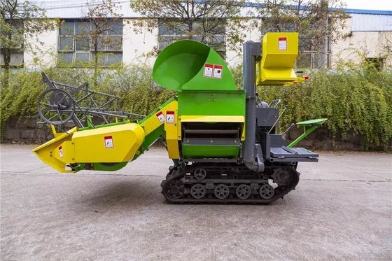Het rubberkruippakjelandbouwbedrijf Maaidorser 1200mm Rijst Maaidorser