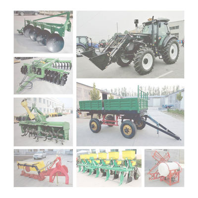 Rode Landbouwlandbouwbedrijftractor de Compacte Tractor van 35 PK met Front Loader