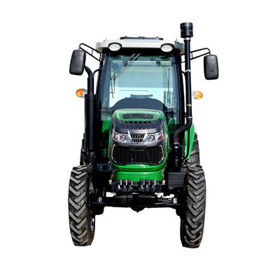 70HP Front Loader Trailer Four Wheel-Tractor met Landbouwmachinesdelen