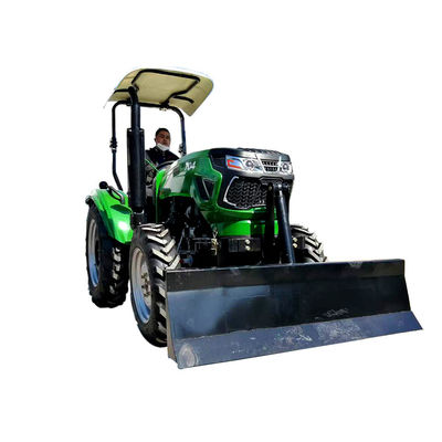 70HP Front Loader Trailer Four Wheel-Tractor met Landbouwmachinesdelen