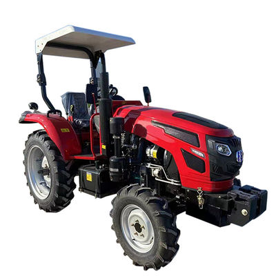 4wd de landbouw Blauwe Tractor met 4 wielen van de Landbouwbedrijftractor 60hp met Delen