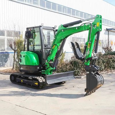 3 Ton Used Excavator Machine Rubber-Graafwerktuig van het Spoor het Kleine Huis