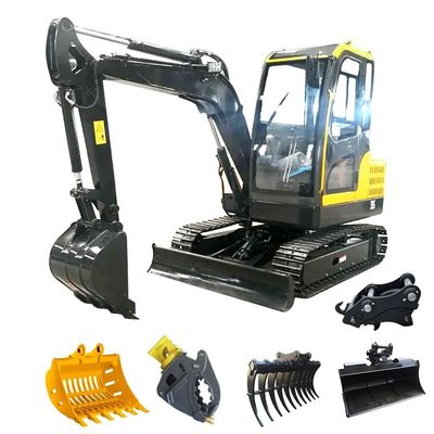 2800mm Kruippakjegraafwerktuig Hydraulic Energy Saving Mini Powerful