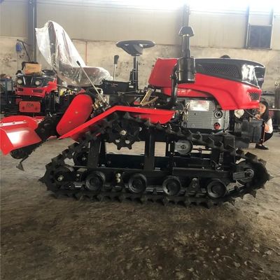 800 Kg-de Tractor25hp Mini Crawler Tractor For Rotary Uitloper van het Kruippakjelandbouwbedrijf