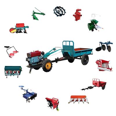 Horizontale Type het Lopen Landbouwbedrijftractor 2 Wieltractor voor Bergachtig Gebied